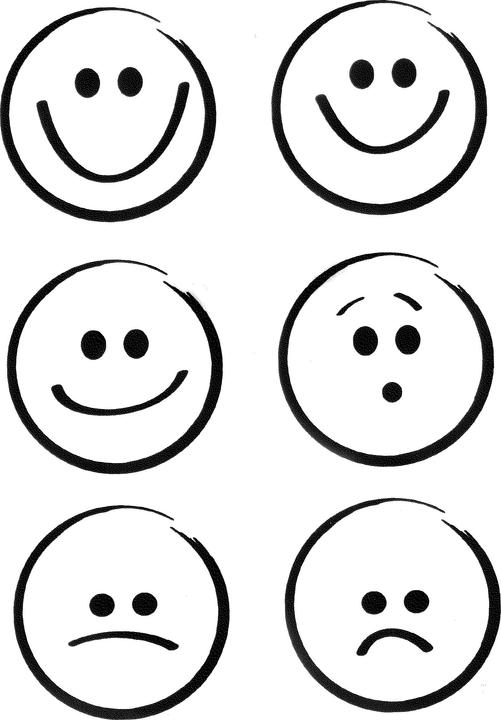 Produktbild Efco Clear Stempel-Set "Emoticons", ca. 7,4x10,5cm