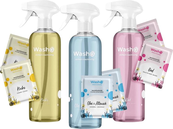 Actual product image Washo Surface cleaner plaster set