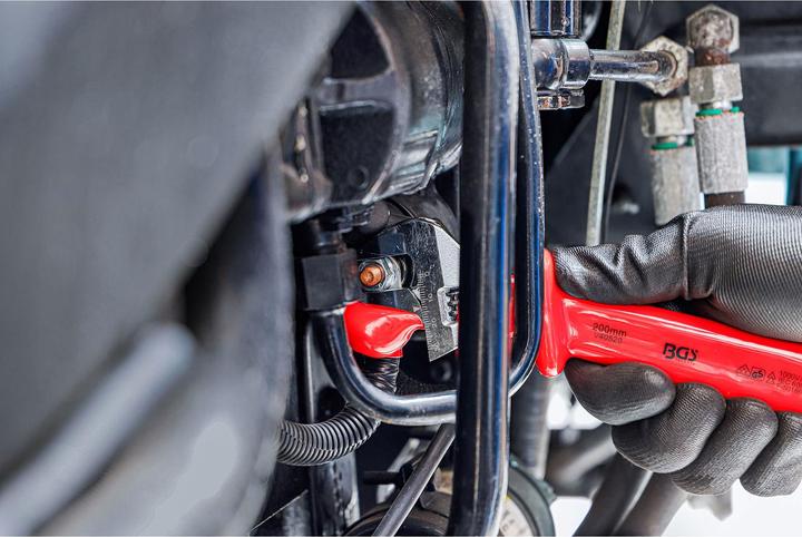 Actual product image BGS VDE Adjustable Wrench max. 34 mm (34 mm)