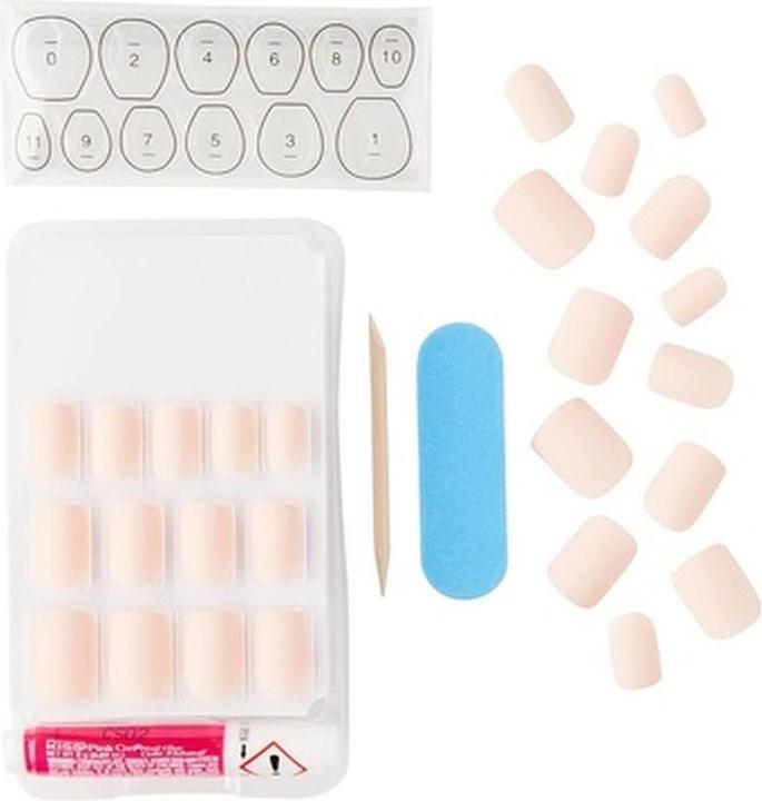 Produktbild KISS Gel Nails - The Little Things (Kunstnägel, Halbtransparent)