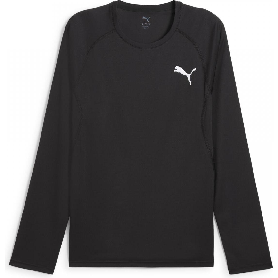 Thumbnail - Puma, Herren, Sportshirt, M Cross The Line Ls Tee 3.0 (XL), Weiss, XL