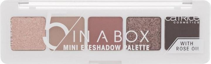 Actual product image Catrice 5 In A Box Mini Eyeshadow Palette 020 (Soft Rose Look)