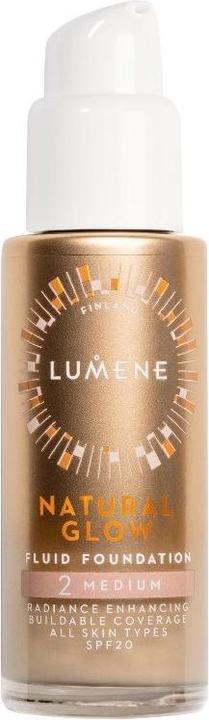 Immagine prodotto Lumene LUMENE Natural Glow Fluid Foundation rozświetlający podkład do twarzy 2 Medium 30ml