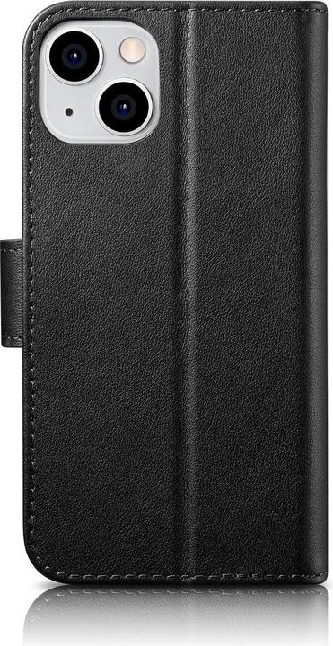 Actual product image iCarer case case Wallet 2 in1 Cover iPhone 14 Plus Anti-RFID Leather Flip Case Black (WMI14220727-BK (Apple iPhone 14 Plus)