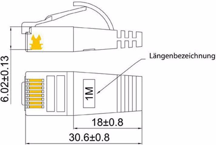 Productafbeelding Wirewin Netwerkkabel (STP, CAT6, 10 m)