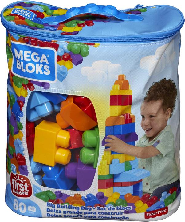 Mega Bloks Sac 80 BRIQUES - Briques de construction - 12 mois et +