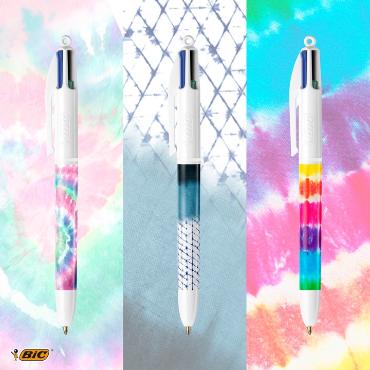 Produktbild Bic Vierfarbenkugelschreiber (Bunt, Weiss, 1 x)