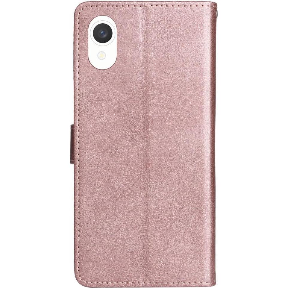 Thumbnail - Cover-Discount Galaxy A23e - Leder Etui Hülle rosa (Samsung Galaxy A23e), Smartphone Hülle, Rosa