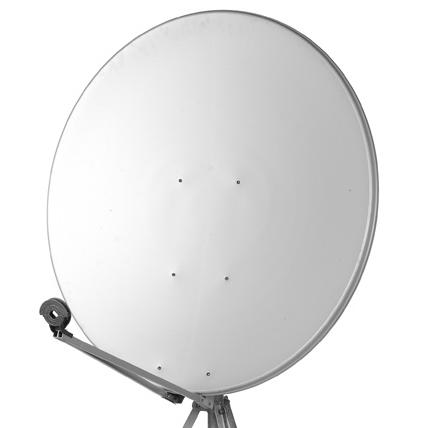 Thumbnail - Televes Alu-Spiegel 124x133cm S120-W #2 Teile# weiss mit EL/HZ Halterung (Parabolantenne), SAT Spiegel + SAT Antennen, W...