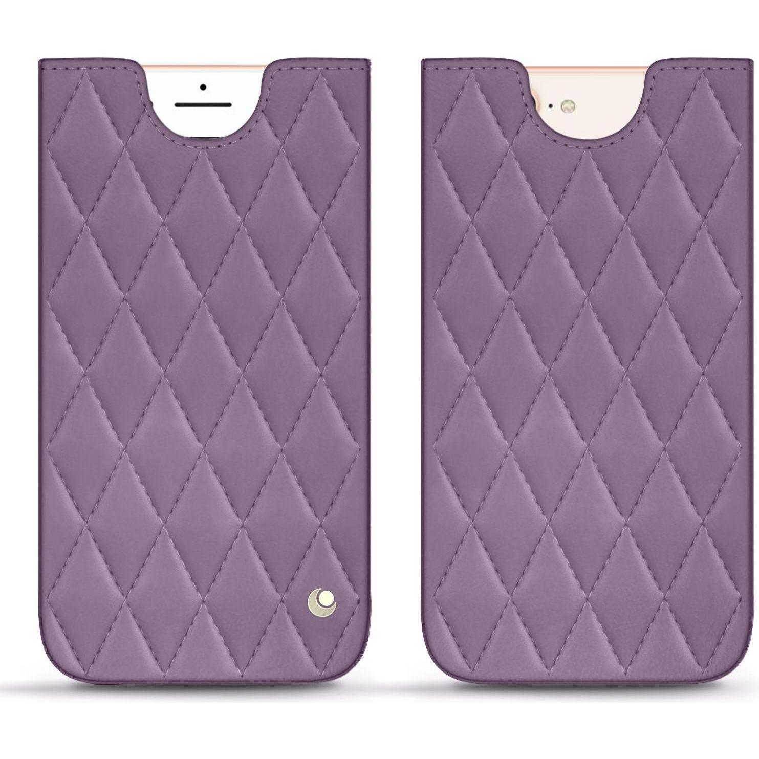 Thumbnail - Noreve Lederschutzhülle (Apple iPhone 8 Plus), Smartphone Hülle, Violett