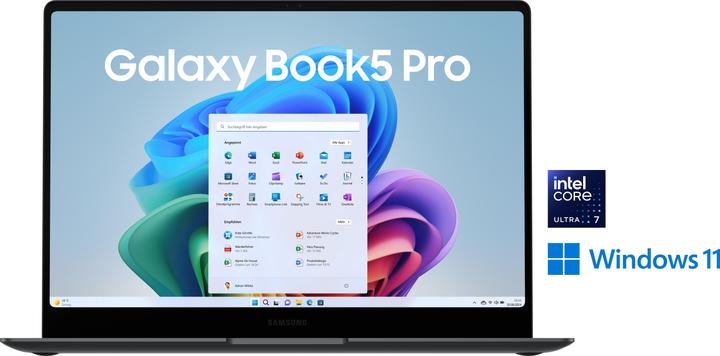 Produktbild Samsung Galaxy Book5 Pro (14", Intel Core Ultra 7 258V, 34.36 GB, 1000 GB, DE)