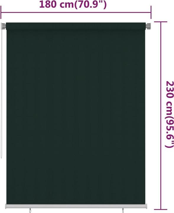 Actual product image vidaXL Roller blind (180 x 230 cm)