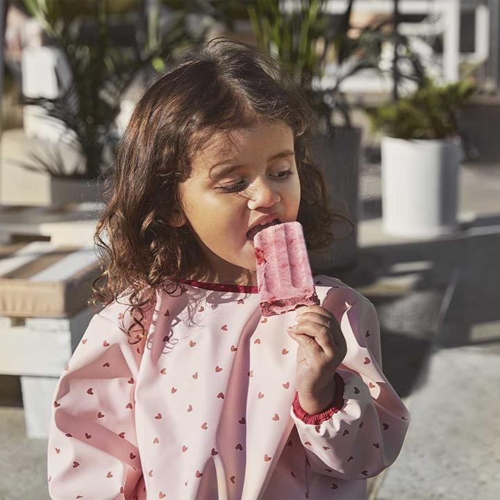 Actual product image Elodie Long Sleeve Bib - Sweethearts (36 Months)