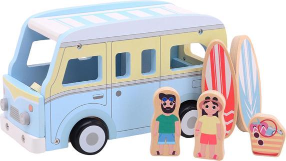 Produktbild Joeco Joueco Retro-Strandbus aus Holz mit Zubehör