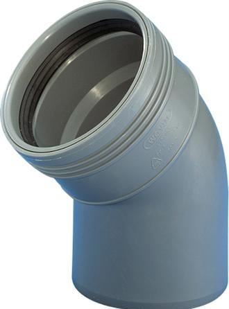 Produktbild Wavin PP Biegung 45 Grad Ø 110 mm grau