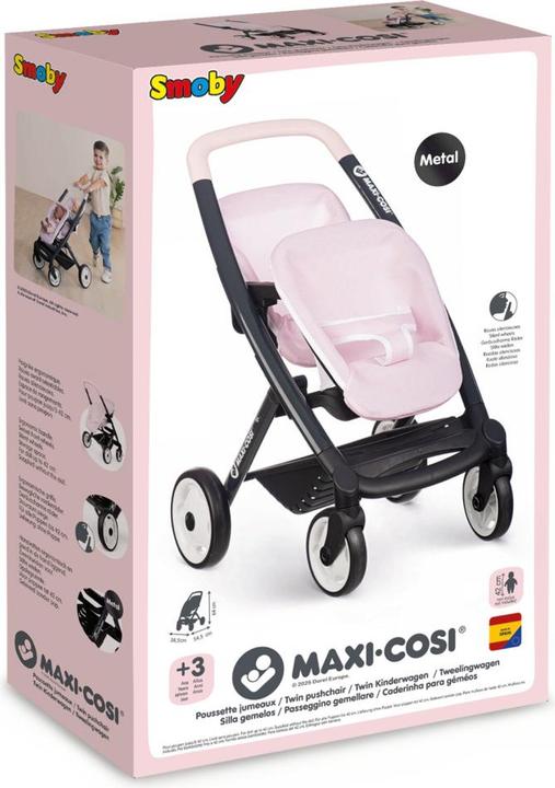 Actual product image Smoby Maxi-Cosi Zwillings-Puppenwagen