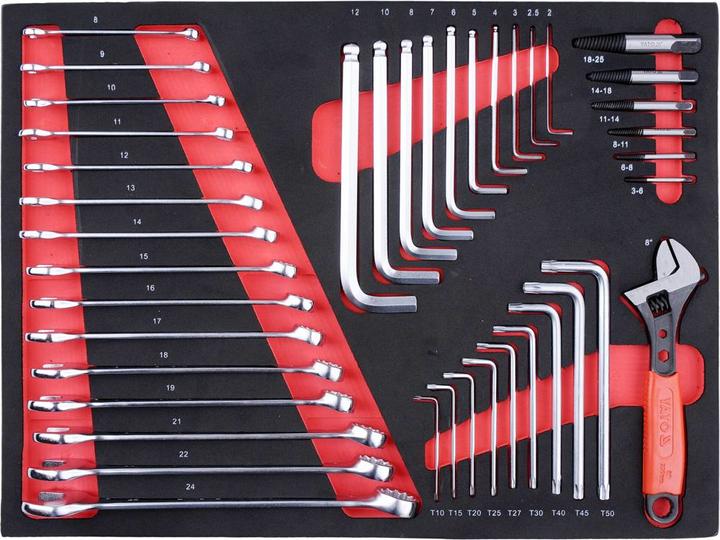 Actual product image Yato WORKSHOP CABINET + 211 pcs. TOOLS 55290 (211x)