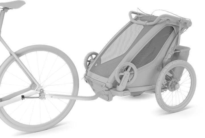 Actual product image Thule Axle Mount ezHitch Plate