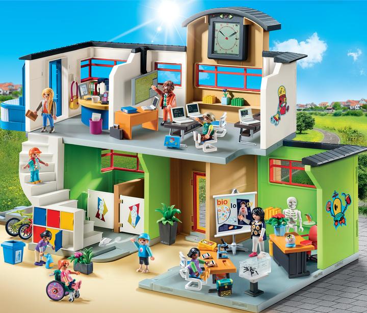 Actual product image Playmobil Large school with facilities (9453, Playmobil City Life)