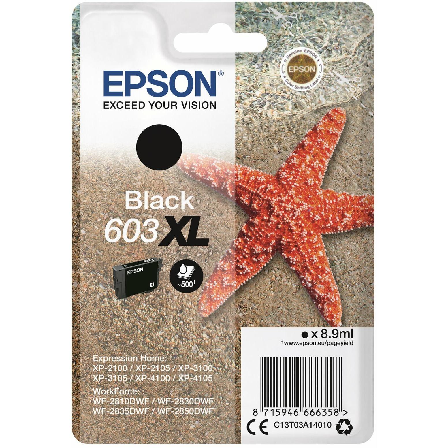 Epson, Druckerpatrone, 603XL (BK)