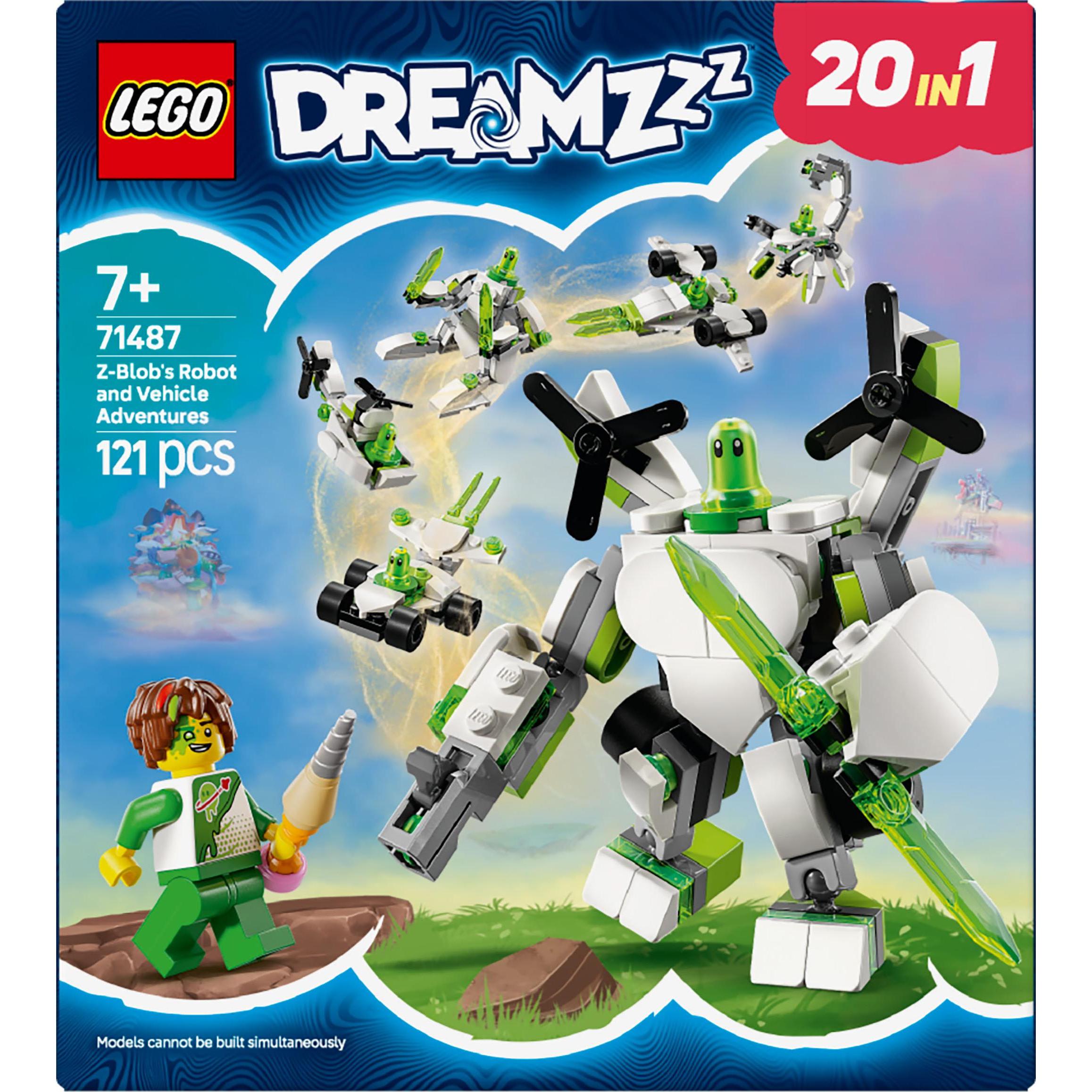 LEGO Z-Blobs Roboter- und Fahrzeugabenteuer (71487, LEGO Dreamzzz)