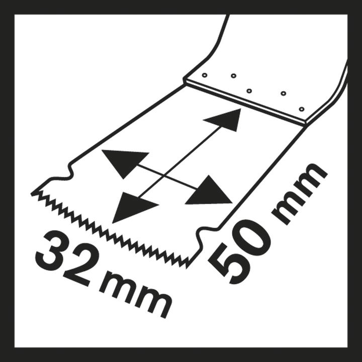 Produktbild Bosch Professional Zubehör BIM Tauchsägeblatt AIZ 32 BSPB, Hard Wood, 50 x 32 mm, 1er-Pack