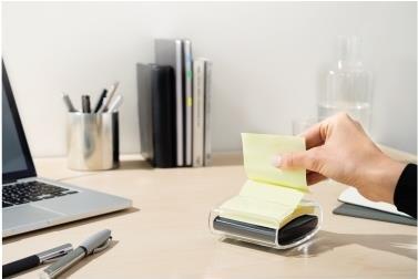 Actual product image Post-it Notepad Z-Notes 76 x 127 mm, Yellow, 12 pads (76 x 127 mm)