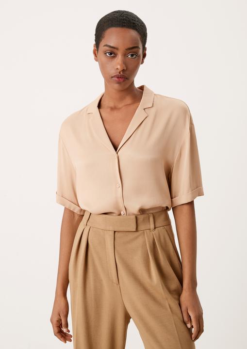 Immagine prodotto s.Oliver Bluse Viskose-Bluse mit V-Neck (46)