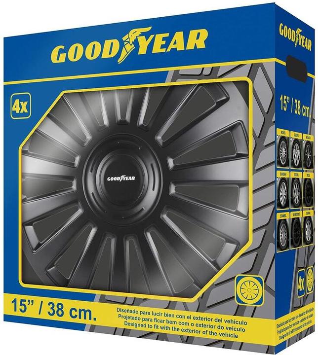 Produktbild Goodyear Radkappe MELBOURNE 15" Schwarz (4 Stück, 15")