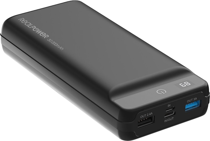 Produktbild RealPower PB-30k PD (30000 mAh, 18 W, 111 Wh)