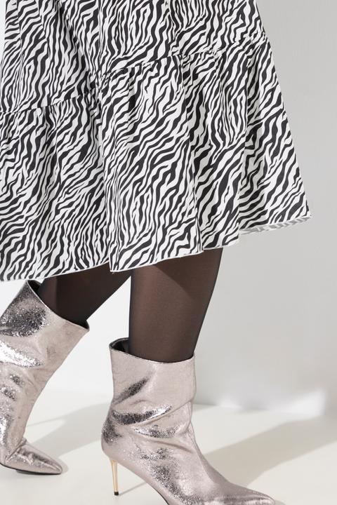 Produktbild Miamoda Midikleid, Zebramuster, Saumvolants (42)