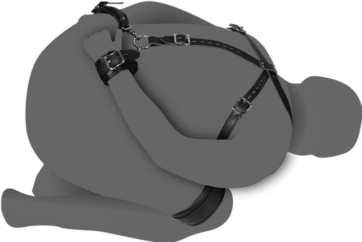Produktbild Ouch! Body Harness with Thigh and Hand Cuffs