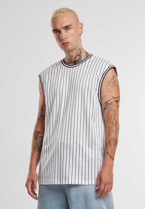 Actual product image Urban Classics Striped Mesh Tank Top - 166797 (L)