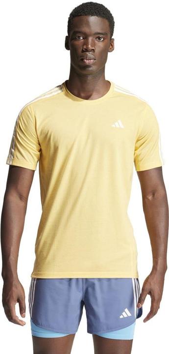 Actual product image adidas Mens Own The Run Stripe T-Shirt (S)