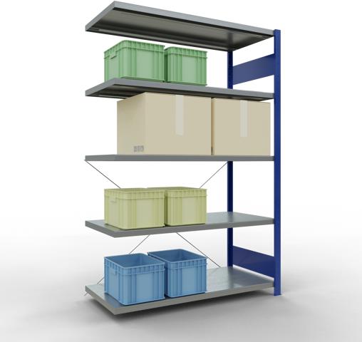 Actual product image Schulte Lagertechnik MULTIplus250 boltless bay system with cross brace