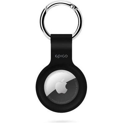Epico Case Silicone Airtag Black, Tracker Zubehör, Schwarz