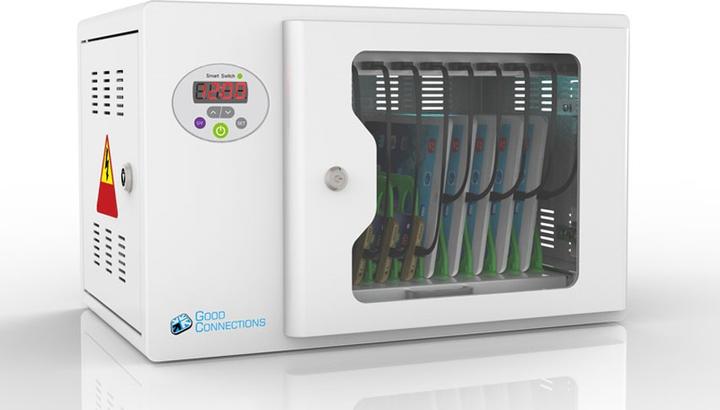 Actual product image Good Connections Tablet charging cart for up to 10 devices, UV disinfection, Smart Control, gray, ®