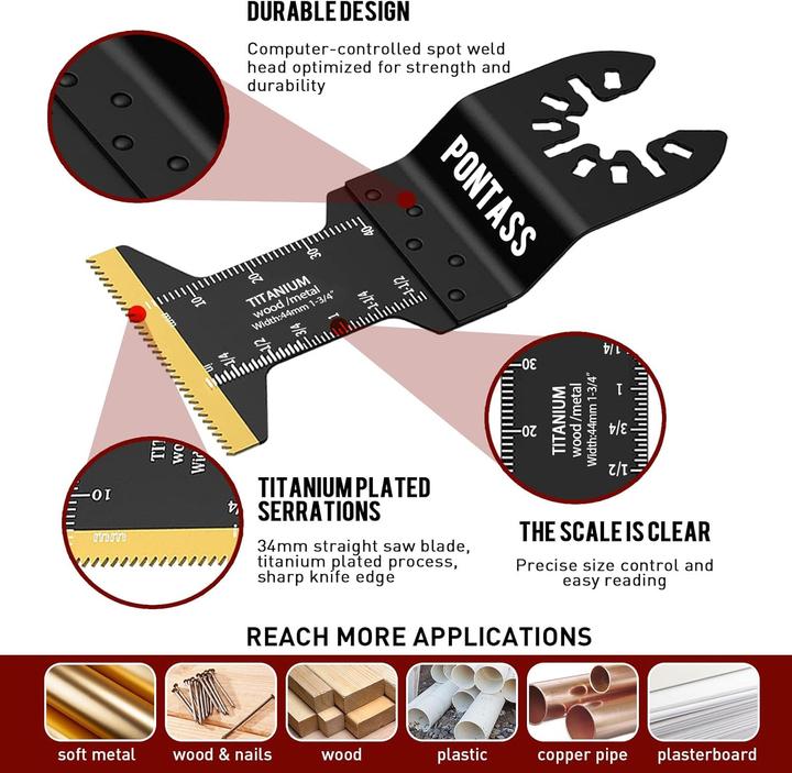 Produktbild Pontass Multitool Sägeblätter-Set