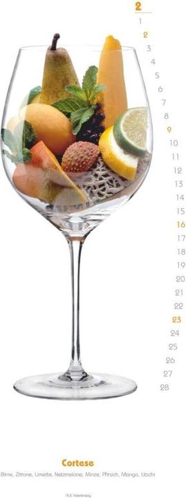 Produktbild Weinaromen 2025 - Wandkalender - Weinsorten und wonach sie schmecken Hoch-Format 22 x 49,5 cm (Harter Einband, Deutsch)