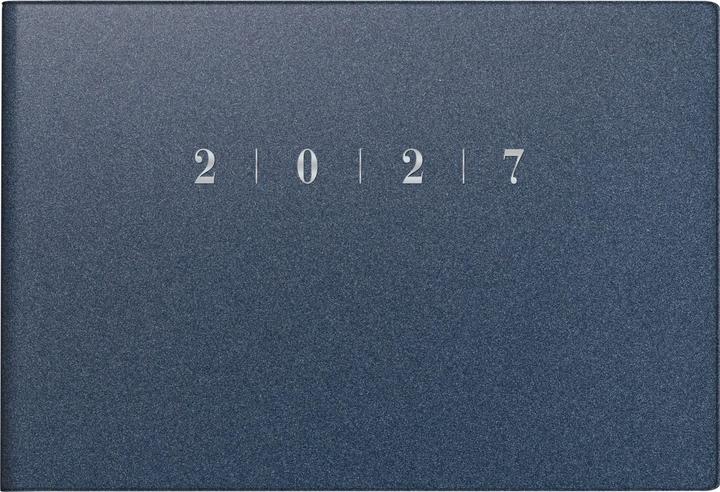 Produktbild rido/idéWochenkalenderModellSeptimus,Kunststoff-Einband,blau2027 (A6, 1 Woche / 2 Seiten)