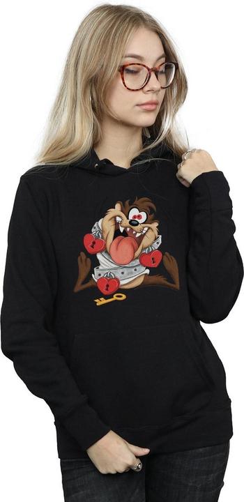 Immagine prodotto Looney Tunes Taz Valentine's Day Madly In Love Felpa con Cappuccio Donna (XXL)