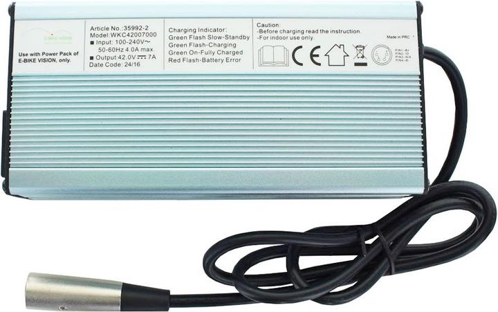 Actual product image E-Bike-Vision Charger Yamaha PW-X and PW Series SE, TE (E-bike charger)