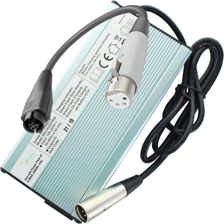 Actual product image E-Bike-Vision Charger Yamaha PW-X and PW Series SE, TE (E-bike charger)