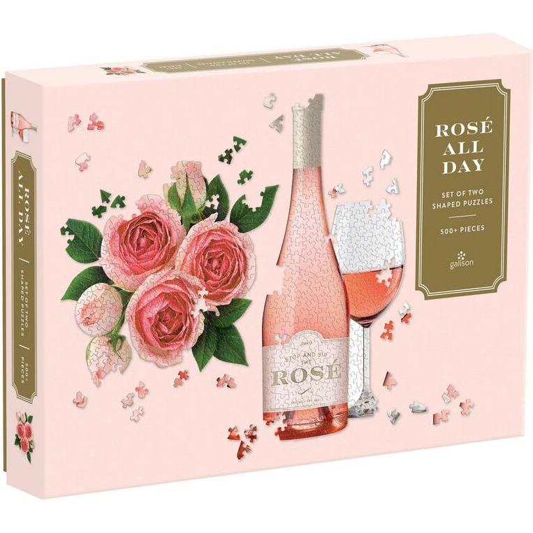 Thumbnail - Abrams & Chronicle Rose All Day 2-in-1 Shaped Puzzle Set (Galison, Englisch), Sonstige Literatur
