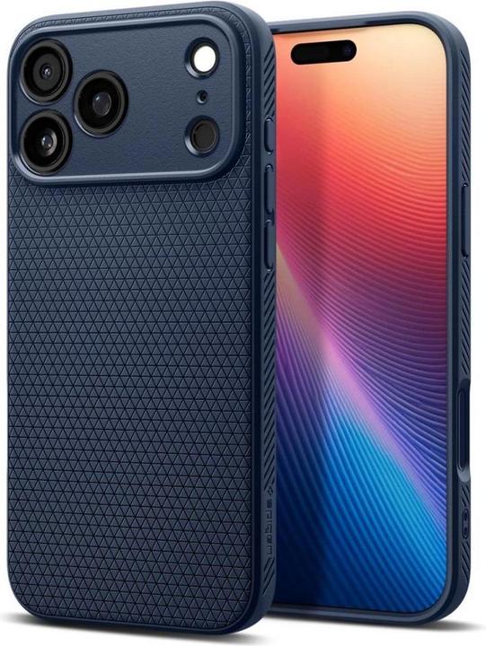 Spigen - Liquid Air - iPhone 17 Pro - Navy Blue (Apple iPhone 17 Pro)