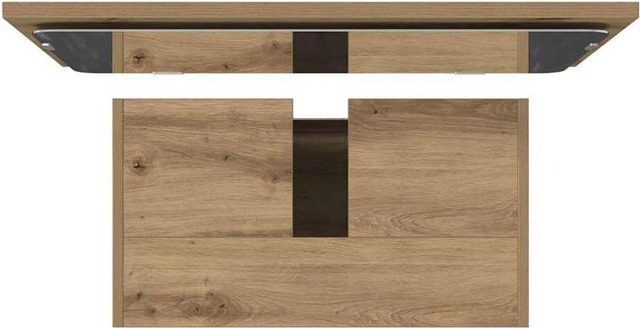 Actual product image vidaXL 2-tlg. Badmöbel-Set Artisan-Eiche Holzwerkstoff