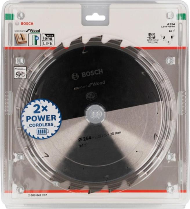 Produktbild Bosch Professional Zubehör PRO Wood cordless Kreissägeblatt, 254 x 2,2 x 30 mm