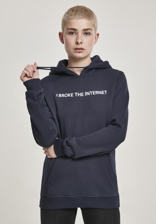 Immagine prodotto Merchcode Felpa con cappuccio da donna I Broke (S)
