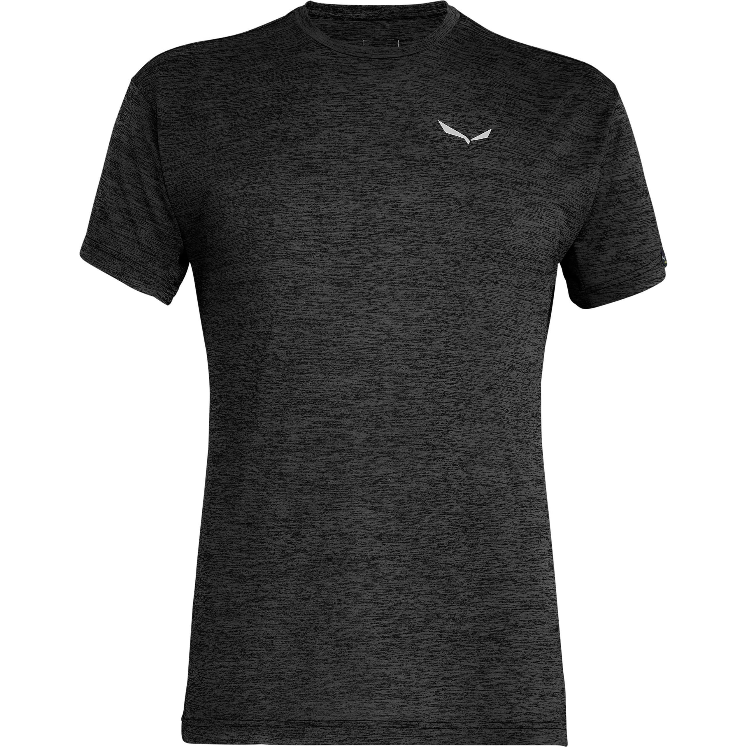 Salewa, Herren, Funktionsshirt, Puez Melange Dry S/S Tee (S), Schwarz, S