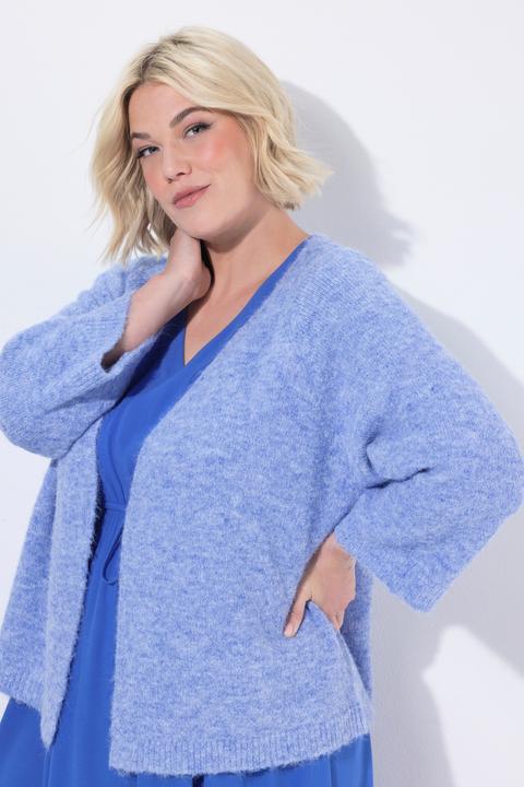 Produktbild Ulla Popken Strickjacke, kuschelweich, ohne Verschluss, 3/4-Arm (62)